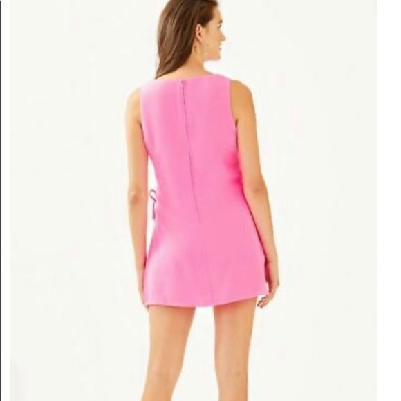 NWT Lilly Pulitzer Donna Romper in Havana Pink - Picture 3 of 7